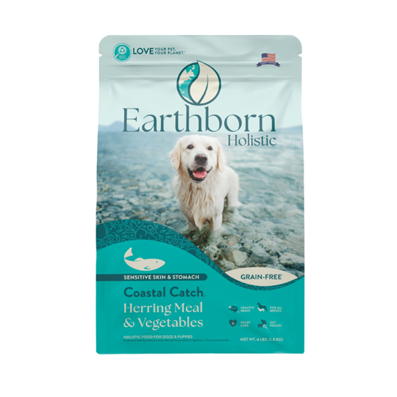 Earthborn Holistic Grain Free Coastal Catch 4 lb Dog Food