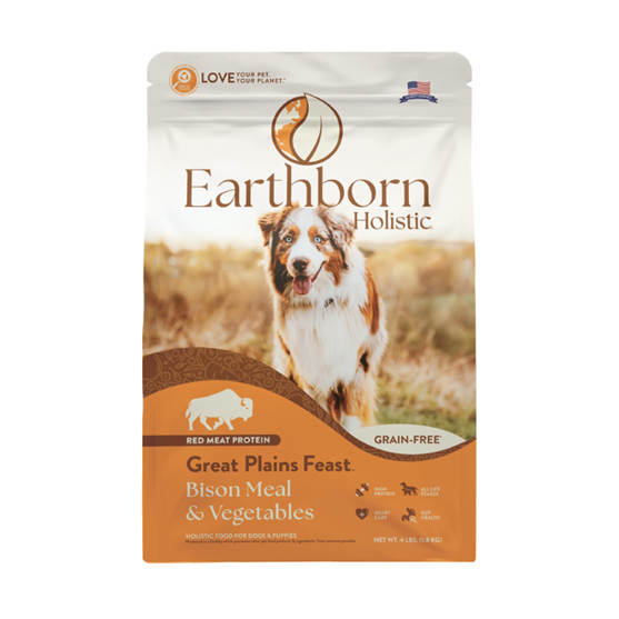 Earthborn Holistic Grain Free Great Plains Feast 4 lb Dog Food