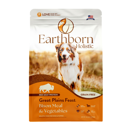 Earthborn Holistic Grain Free Great Plains Feast 12 lb Dog Food