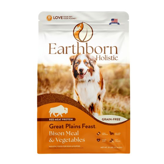 Earthborn Holistic Grain Free Great Plains Feast 25 lb Dog Food