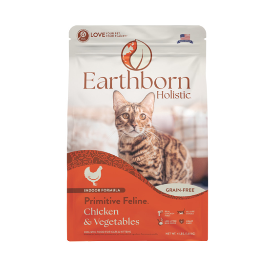 Earthborn Holistic Primitive Feline Grain Free 4 lb Cat Food