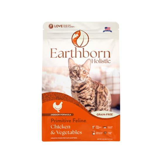 Earthborn Holistic Primitive Natural Feline Grain Free 12.5 lb Cat Food