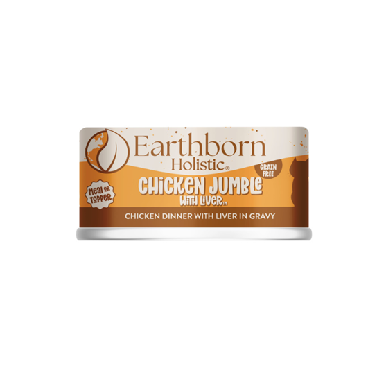 Earthborn Holistic Grain Free Jumble Chicken & Liver 5.5 oz Cat Food