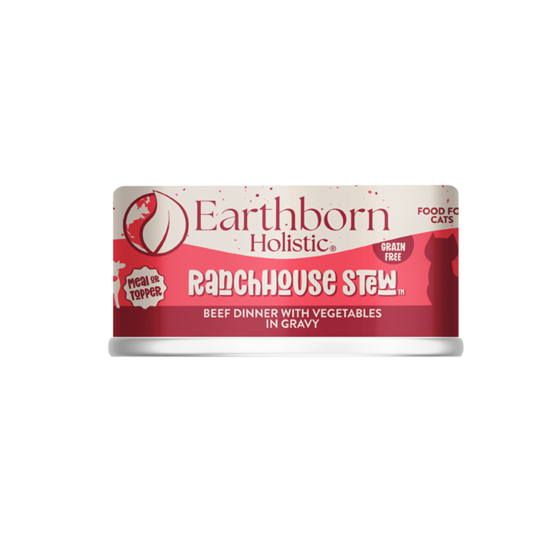 Earthborn Holistic Grain Free Ranch House Beef 5.5 oz Cat Food