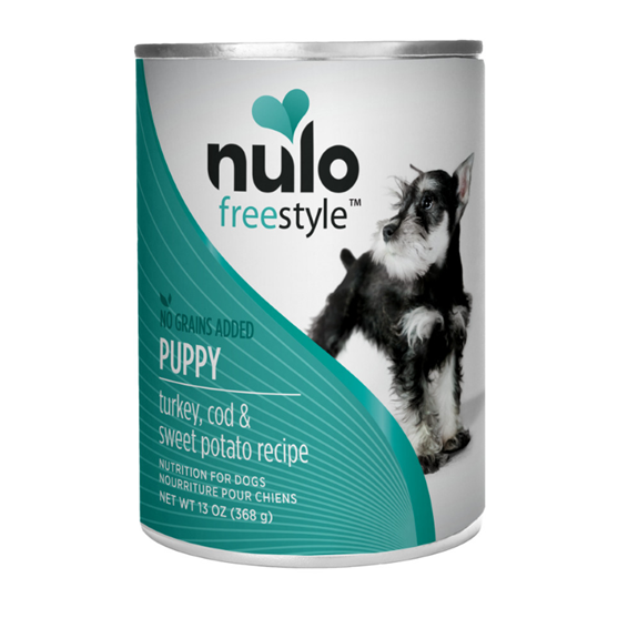 Nulo Grain Free Turkey, Cod, and Sweet Potato Puppy 13 oz Canned Dog Food