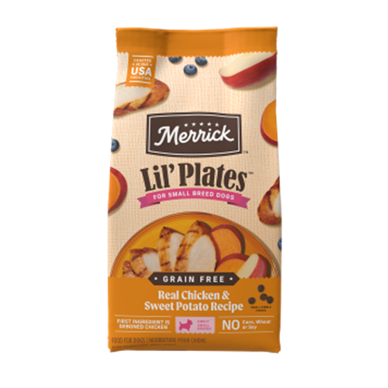 Merrick Grain Free Small Breed Chicken & Sweet Potato 4 lb Dog Food