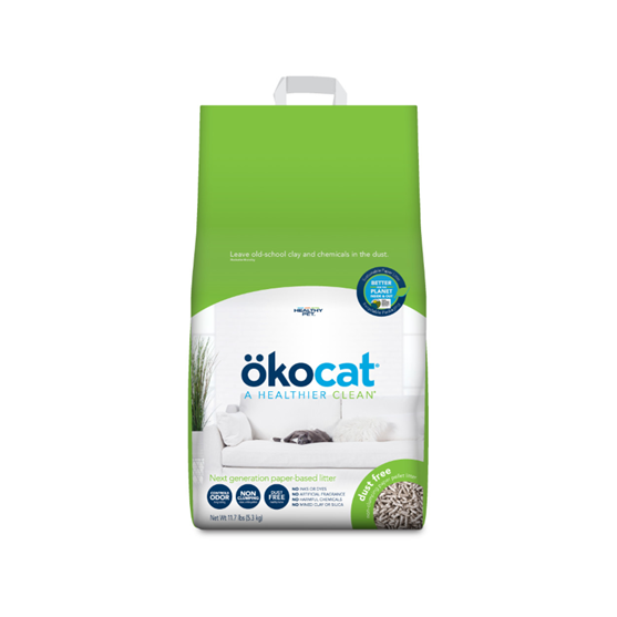 OkoCat Natural Paper Cat Litter 11.7 lb
