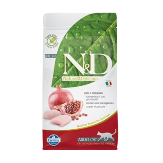 Farmina N&D Grain Free Chicken and Pomegranate Adult 11 lb Cat Food 