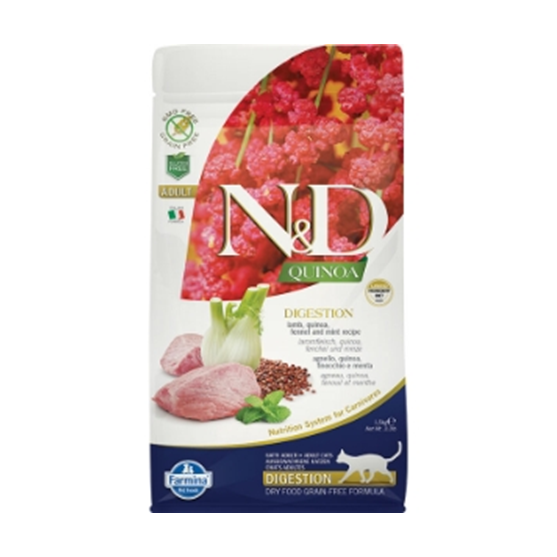 Farmina N&D Quinoa Digestion Lamb Adult 3.3 lb Cat Food