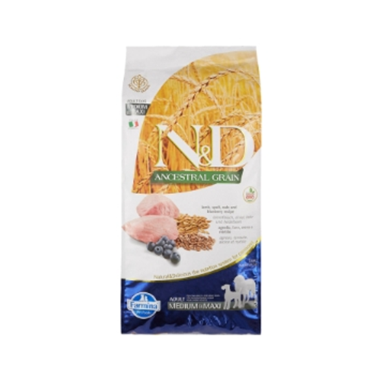 Farmina N&D Ancestral Grain Lamb & Blueberry Medium & Maxi Adult 26.4 lb Dog Food