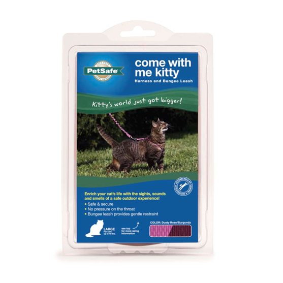 PetSafe Come With Me Kitty Harness and Bungee Leash Combo Large