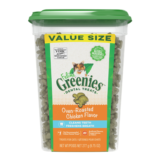 Greenies Feline Adult Dental Cat Treats 9.75 oz