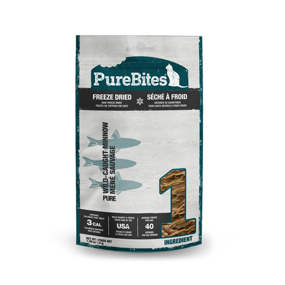 PureBites Freeze Dried Minnow Cat Treats 1.09 oz