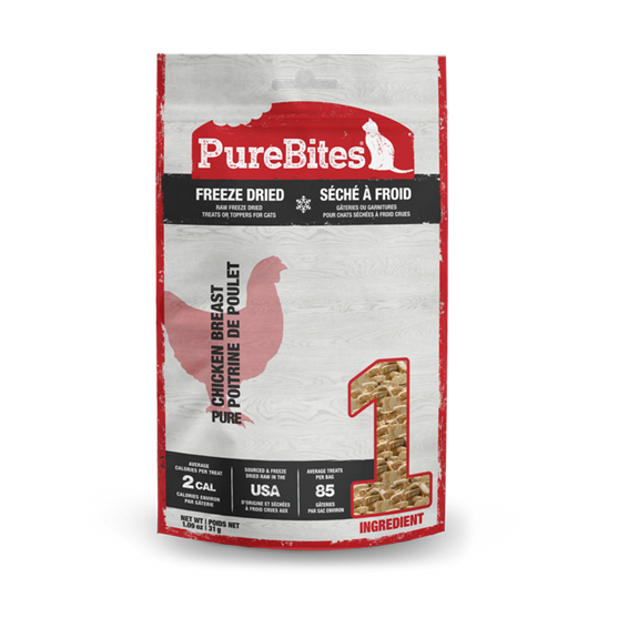 PureBites Freeze Dried Chicken Breast Cat Treats 1.09 oz