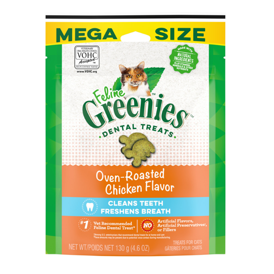 Greenies Feline Adult Dental Cat Treats 4.6 oz