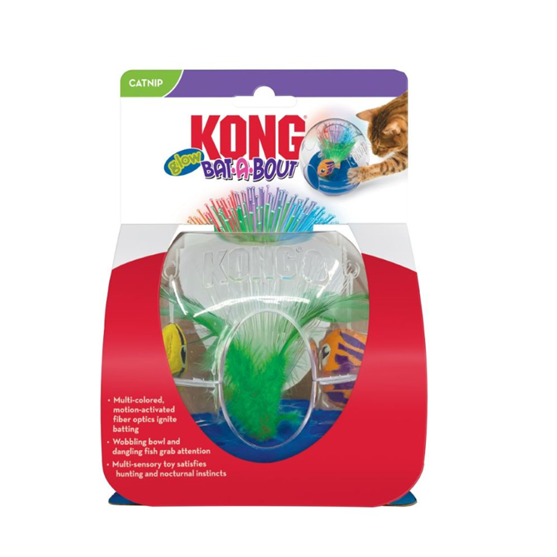 Kong Bat-A-Bout Glow Aquarium Cat Toy