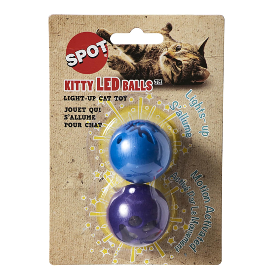 Ethical Kitty LED Balls 2 Pack Cat Toy