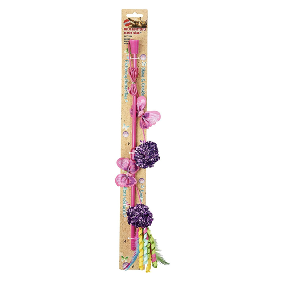 Ethical Butterfly and Mylar Wand Assorted Cat Toy