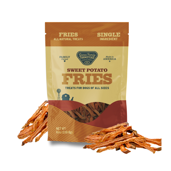 Gaines Family Farmstead Sweet Potato Fries Dog Treats 8 oz