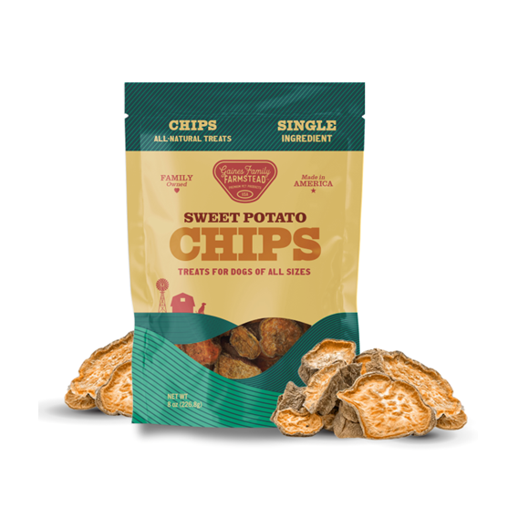 Gaines Family Farmstead Sweet Potato Chips Dog Treats 8 oz