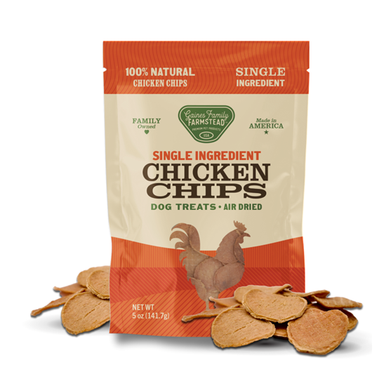 Gaines Family Farmstead Chicken Chips Dog Treats 5 oz