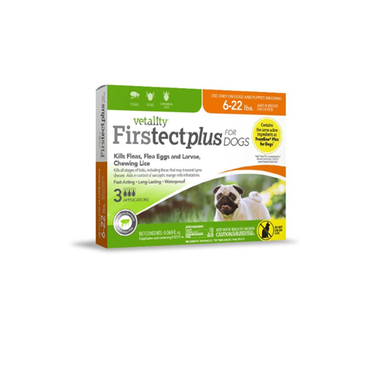 Vetality Firstect Plus Flea and Tick for Dogs 6-22 lb