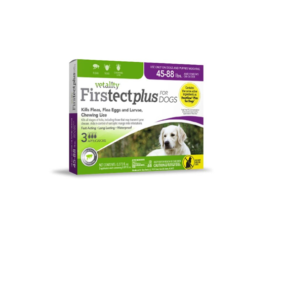 Vetality Firstect Plus Flea and Tick for Dogs 45-88 lb