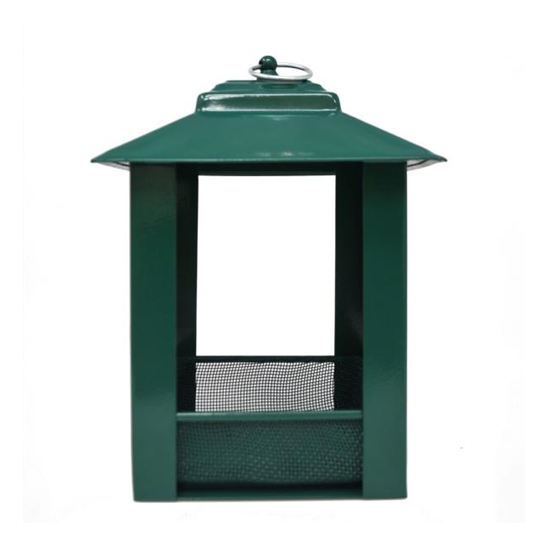 Backyard Essentials Green Metal Pavilion Feeder