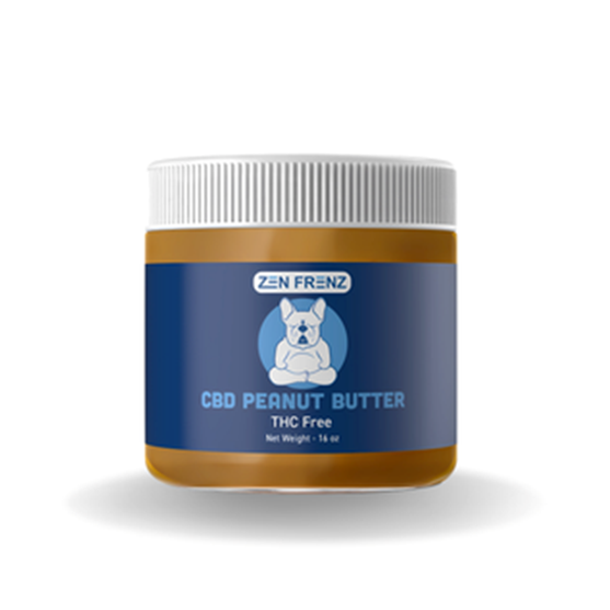 Zen Frenz CBD Peanut Butter Dog Treat 16 oz