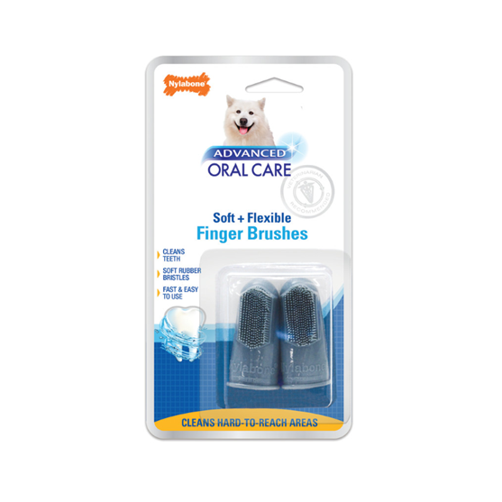 Nylabone Advanced Oral Care Finger Brush 2 count
