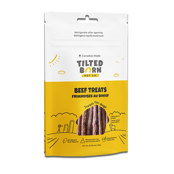 Tilted Barn Pet Company Beef Recipe Dog Treats 3.5 oz