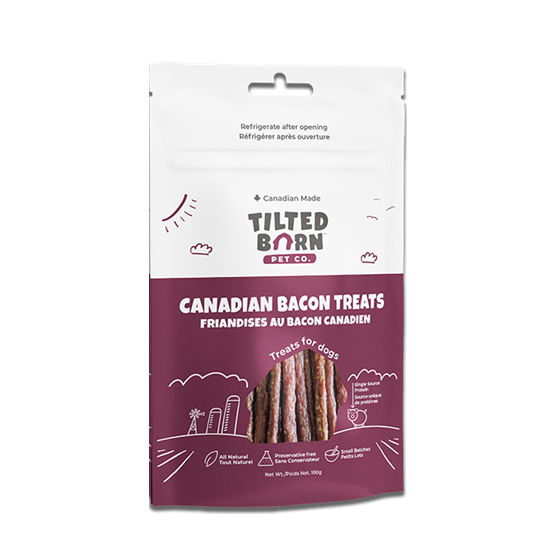 Tilted Barn Pet Company Canadian Bacon Dog Treats 3.5 oz
