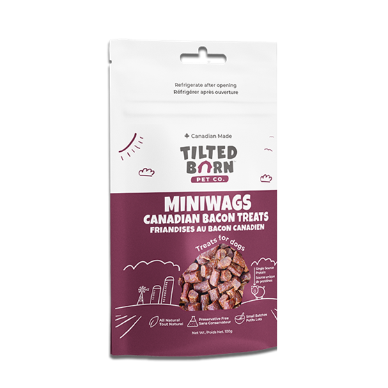 Tilted Barn Company Mini Canadian Bacon Dog Treats 3.5 oz