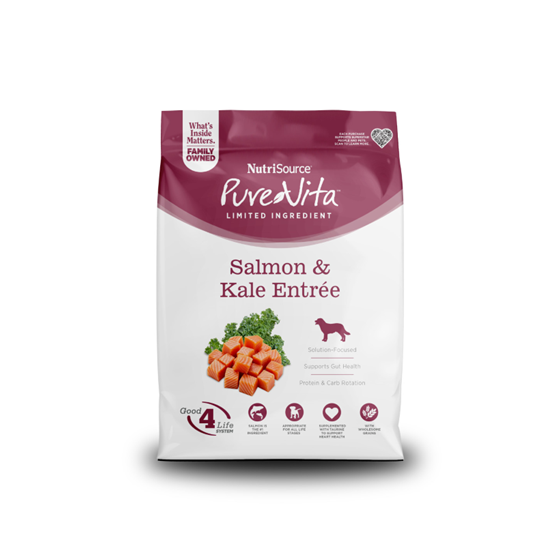 PureVita Limited Ingredient Salmon and Potato All Life Stages Dog Food 4 lb