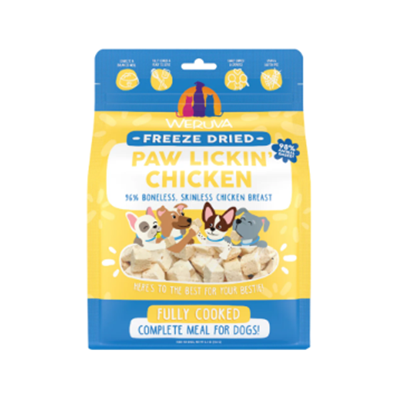 Weruva Freeze Dried Paw Lickin' Chicken Dog Food 5.5 oz