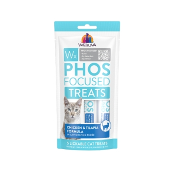 Weruva Phosphorus Focused Lickable Chicken and Tilapia Cat Treat 5 pack