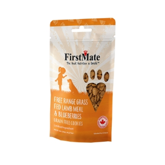 FirstMate Grain Free Lamb and Blueberries Dog Treats 8 oz