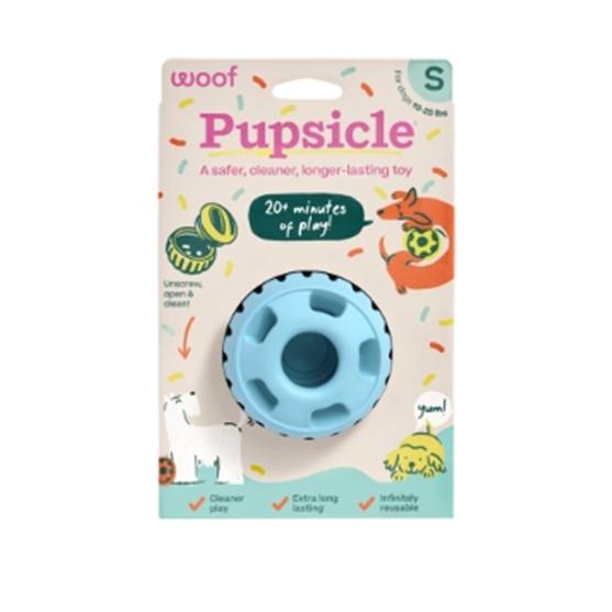 Woof Pupsicle Birthday Blue Small Dog Toy