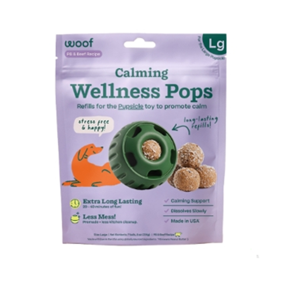 Woof Pupsicle Refills Calming Large Dog 8 oz