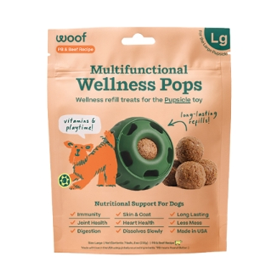 Woof Dog Pupsicle Refills All-In-One Wellness Large Dog 8 oz