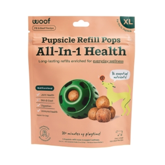 Woof Pupsicle Refills All-In-One Wellness Extra Large Dog 12 oz