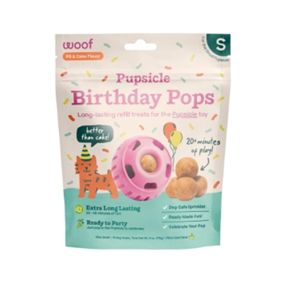 Woof Pupsicle Refills Birthday Small Dog 6 oz