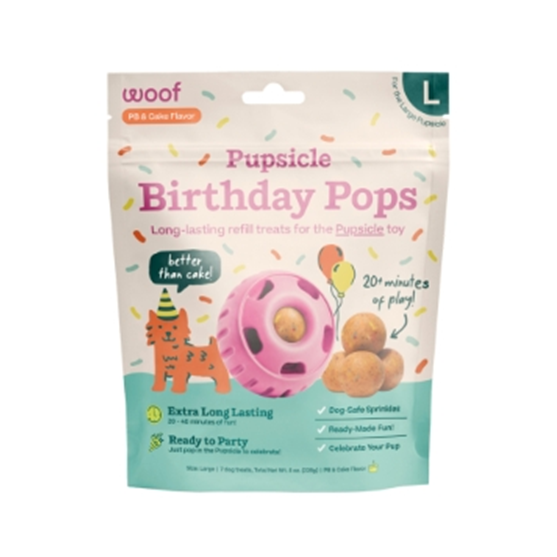 Woof Pupsicle Refills Birthday Large Dog 8 oz