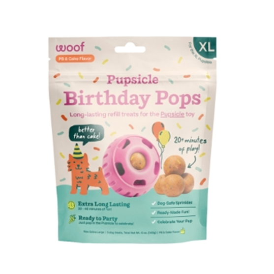 Woof Pupsicle Refills Birthday Extra Large Dog 12 oz