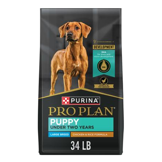 Pro Plan Chicken and Rice Large Breed Puppy Food 34 lb