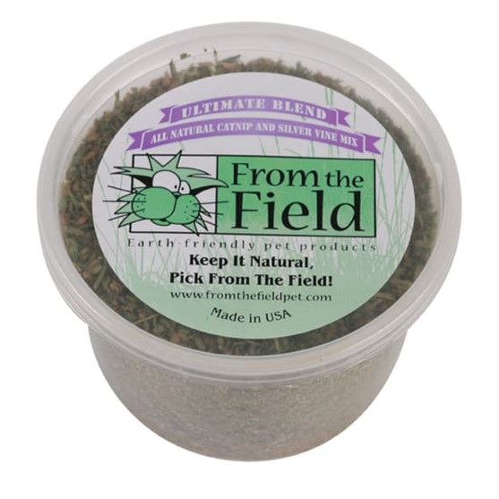 From the Field Ultimate Blend Silver Vine Catnip 2 oz Tub