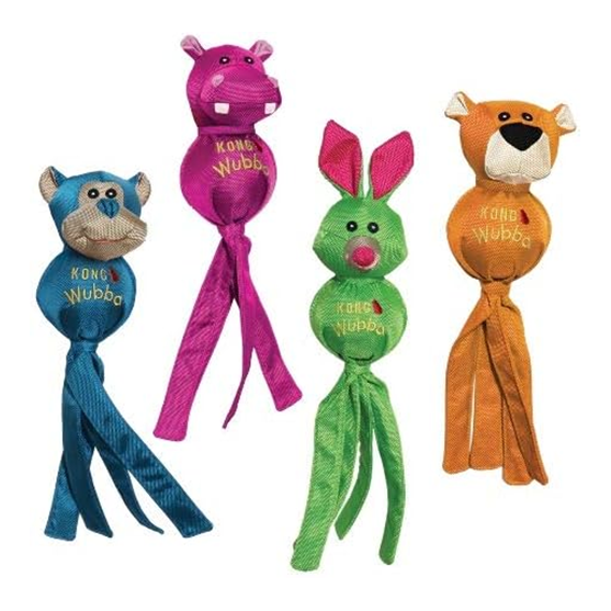 Kong Ballistic Friends Wubba Assorted Large Dog Toy