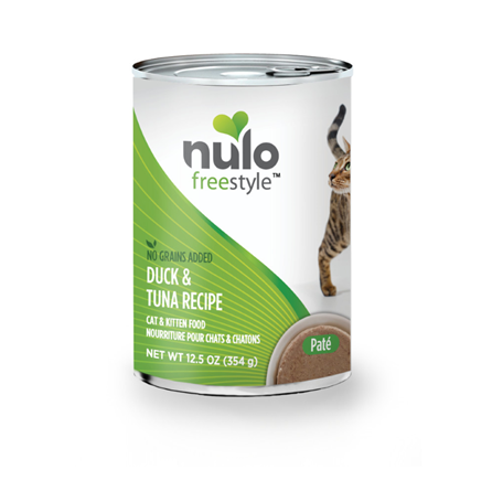 Nulo Freestyle Grain-Free Duck and Tuna Pate Cat Food 12.5 oz