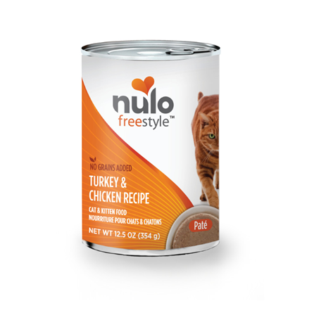 Nulo Freestyle Grain-Free Turkey and Chicken Pate Cat Food 12.5 oz