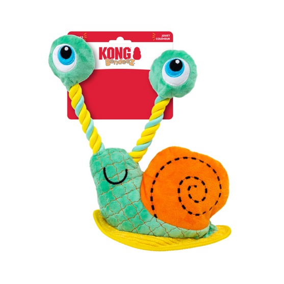 Kong Bendeez Snail Dog Toy Large